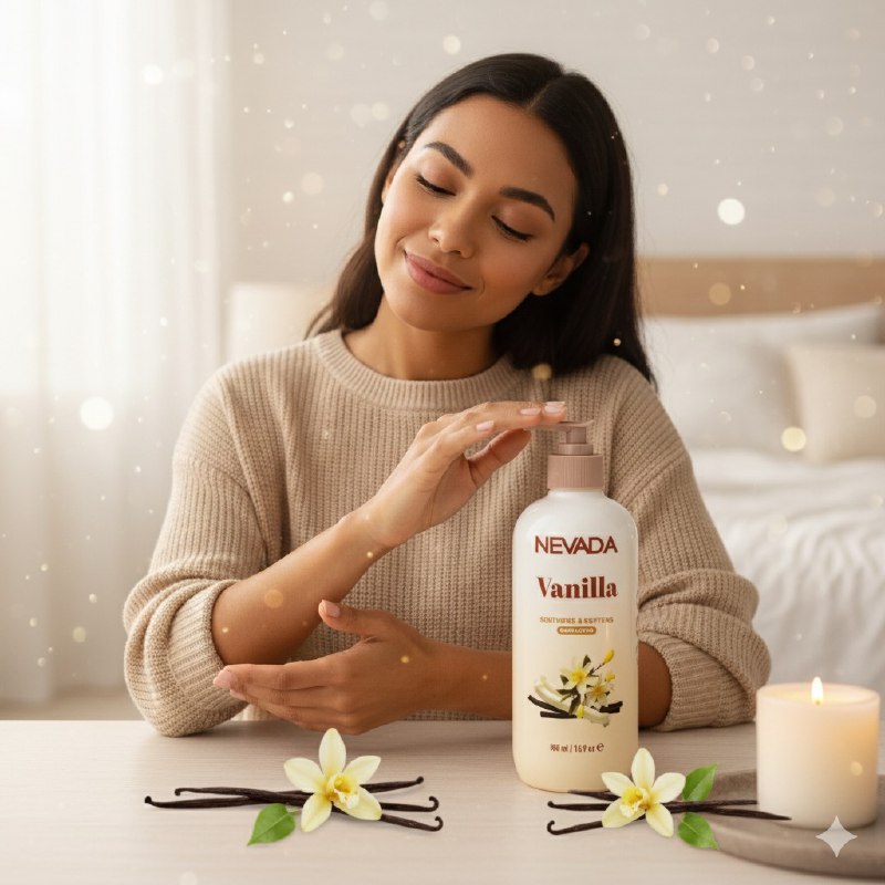 CREMA CORPORAL SUAVIZANTE E HIDRATANTE CON EXTRACTO DE VAINILLA NEVADA 500ML