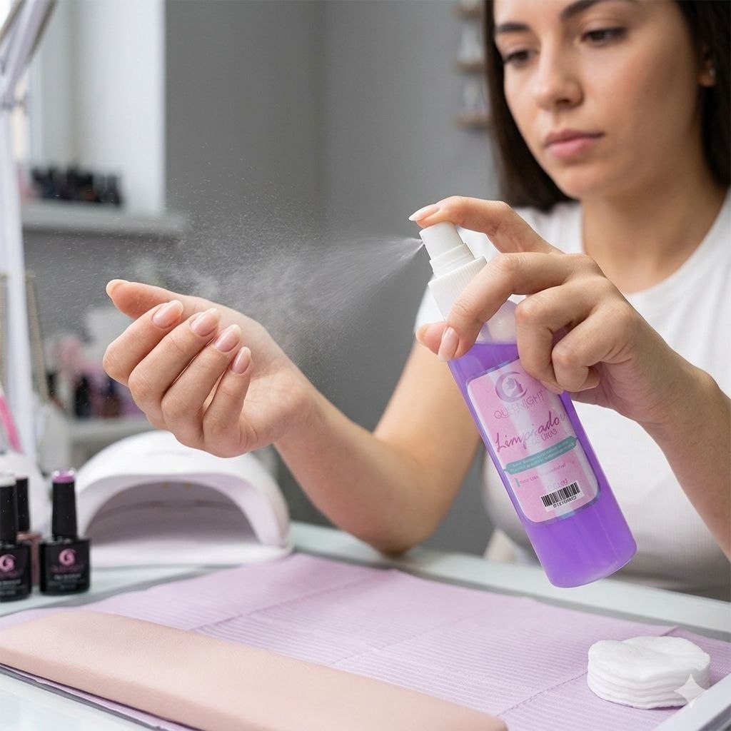LIMPIADOR Y SANITIZANTE DE UÑAS QUEENIGHT PROFESSIONAL 120ML