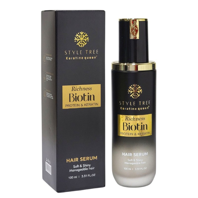 SUERO PARA EL CABELLO REPARADOR INTENSIVO PARA CABELLO SECO Y DAÑADO CON BIOTINA PROTEÍNA Y QUERATINA KERATINE QUEEN 100ML