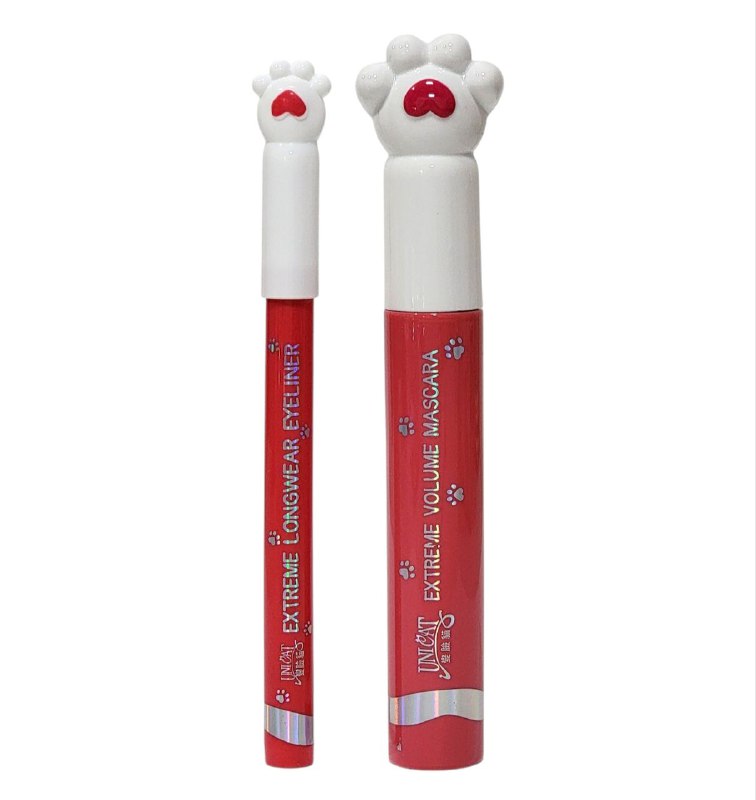 SET DE RIMEL Y DELINEADOR DE OJOS DE LARGA DURACION UNICAT
