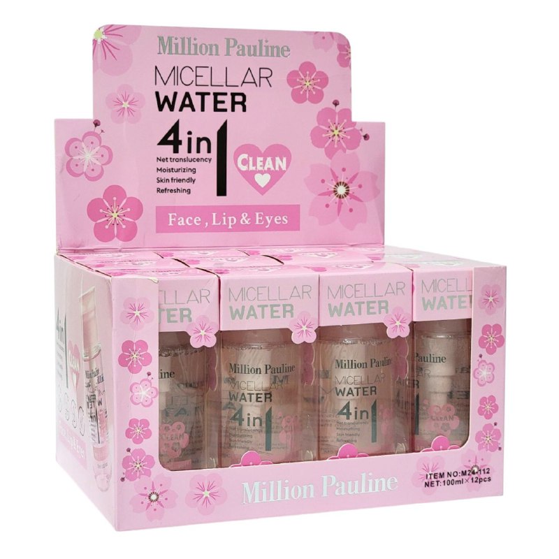 AGUA MICELAR HIDRATANTE 4 EN 1 CON EXTRACTO DE ROSAS DUPE DE ESTELIN MILLION PAULINE 100ML