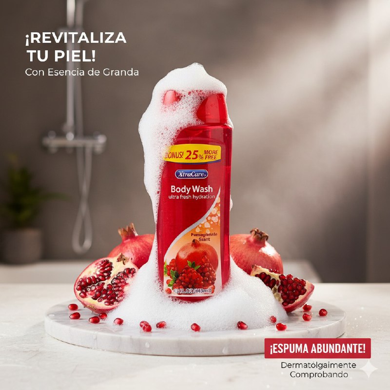 GEL DE DUCHA HIDRATANTE AROMA A GRANADA XTRACARE 443ML