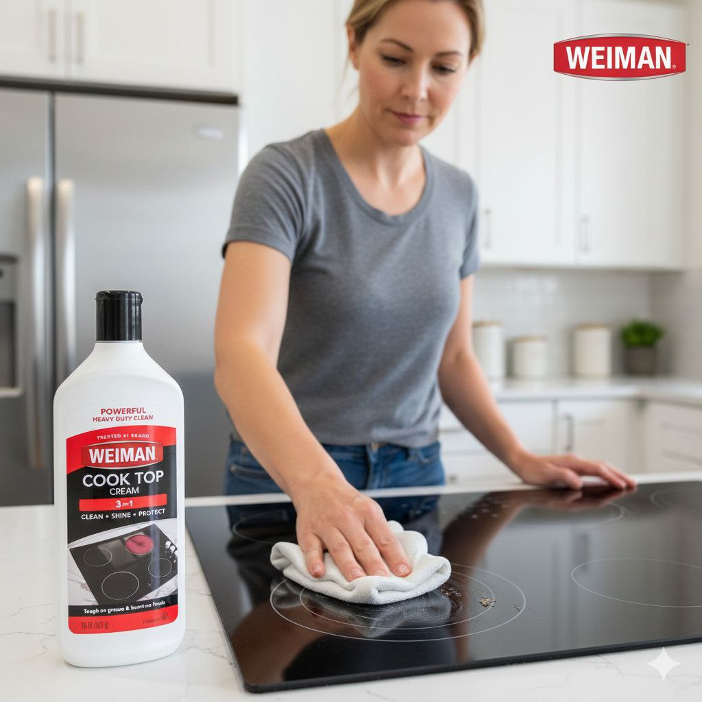 LIMPIADOR EN CREMA PARA ESTUFAS DE VIDRIO O CERÁMICA WEIMAN 425G