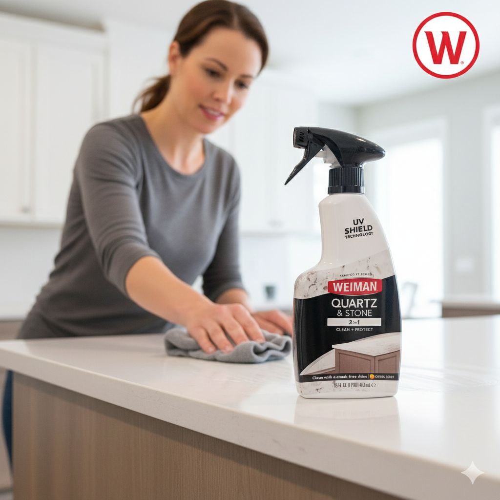 LIMPIADOR Y PROTECTOR DE CUARZO Y PIEDRA WEIMAN 473ML