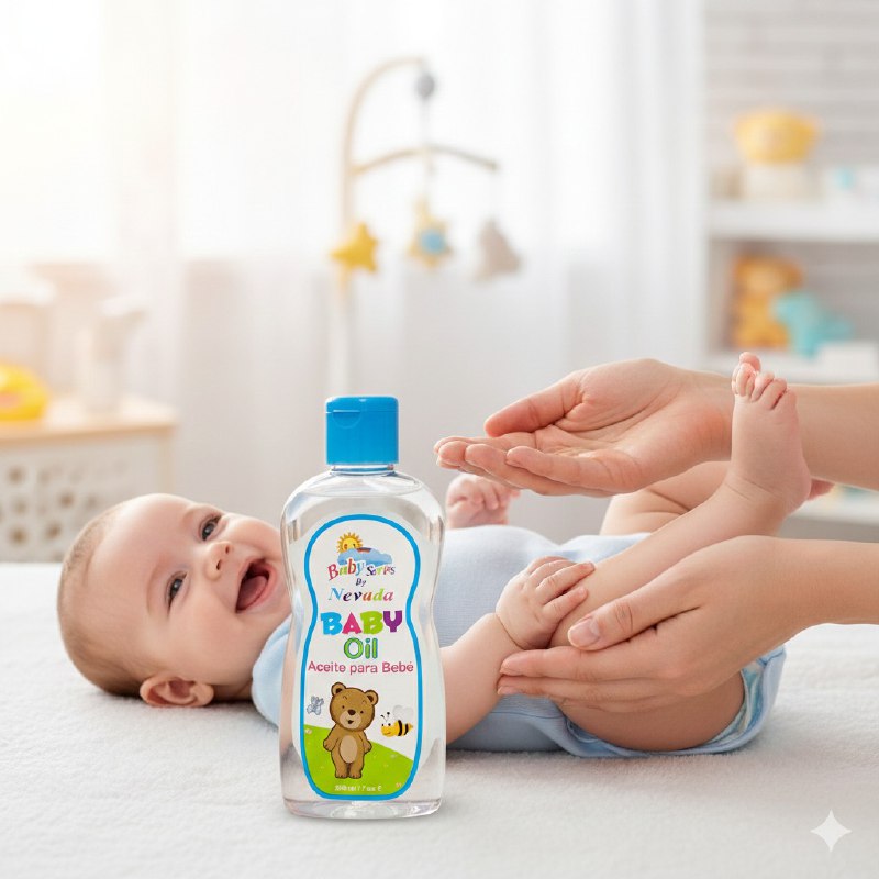 ACEITE PARA BEBE DE RAPIDA ABSORCION NEVADA BABY 200ML