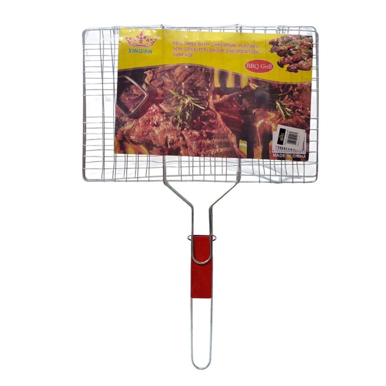RED PARA BARBACOA PLEGABLE EVITAR QUE LOS ALIMENTOS SE PEGUEN XINWAN 34X22CM