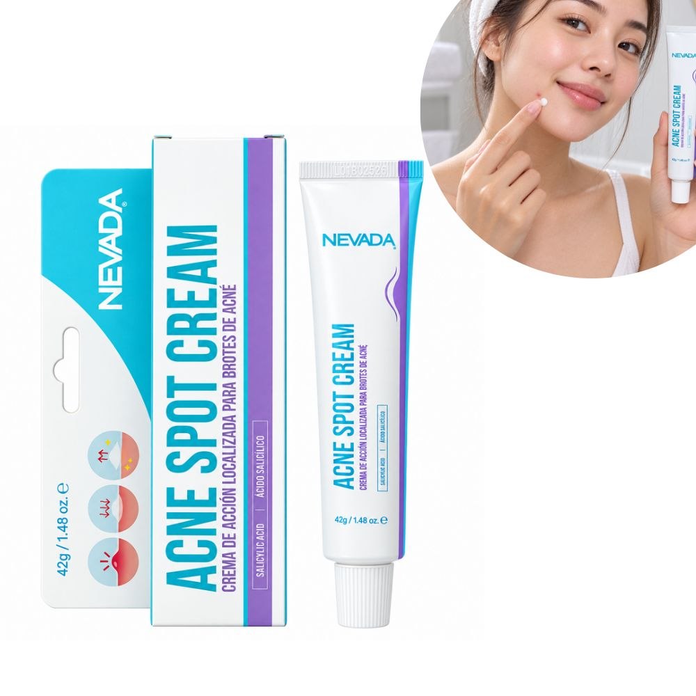 CREMA DE ACCIÓN LOCALIZADA PARA BROTES DE ACNÉ CON ÁCIDO SALICÍLICO NEVADA 42G