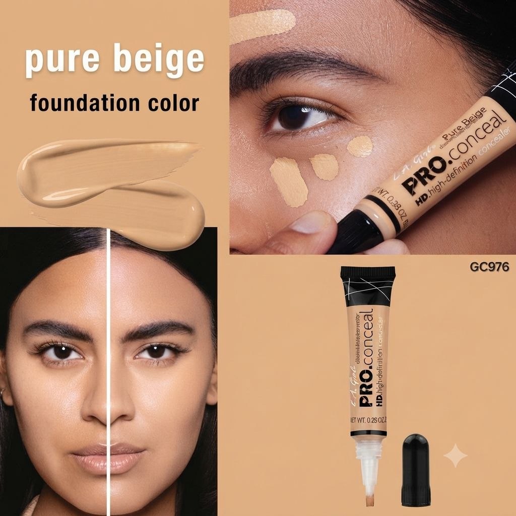 CORRECTOR LÍQUIDO TONO GC976 PURE BEIGE PRO CONCEAL L.A. GIRL 8G