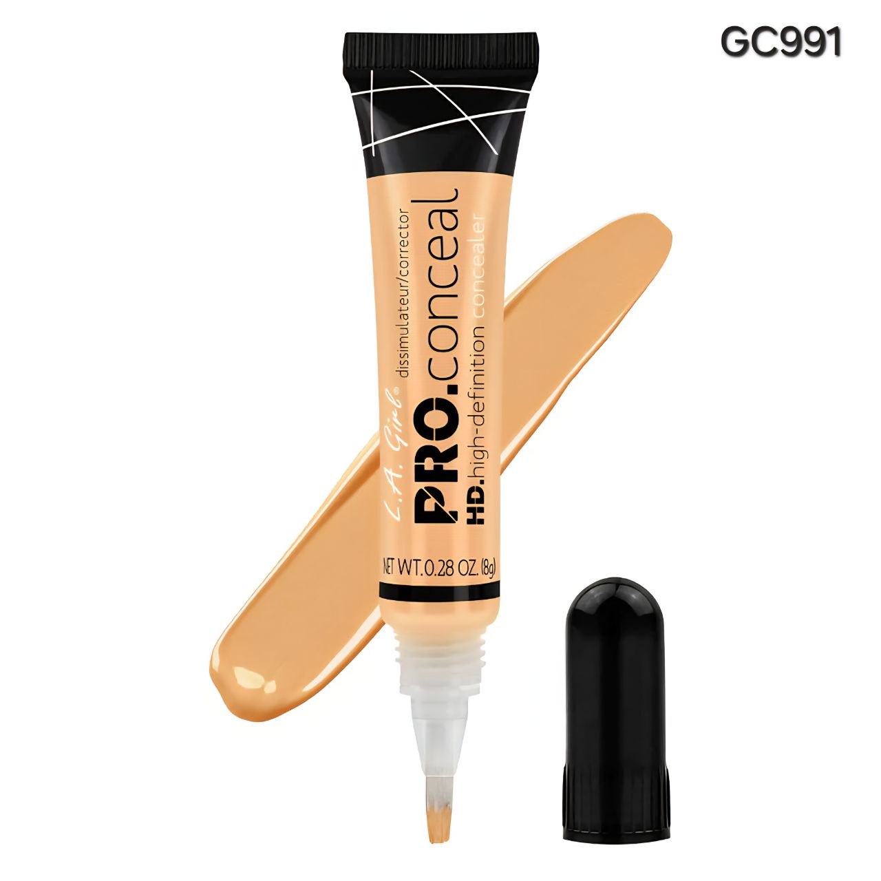 CORRECTOR DE COLOR LÍQUIDO COLOR AMARILLO TONO GC991 PRO CONCEAL L.A. GIRL 8G