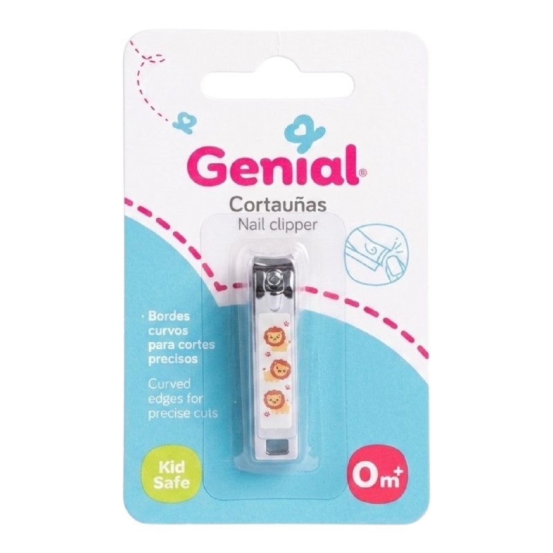 CORTAUÑAS PARA BEBES SEGURO Y PRECISO 6CM GENIAL