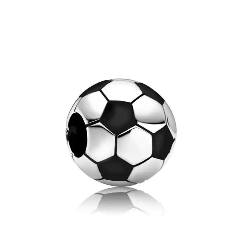 PCHARM2954$1 FORMA BALON FUTBOL PANDORA PLATA 9.25