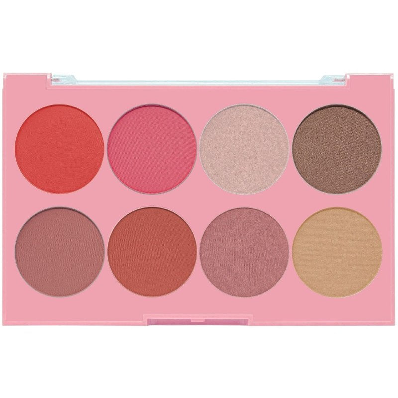 RUBOR EN PALETA DE ALTA PIGMENTACION CON ILUMINADORES LA COLORS 28.8G