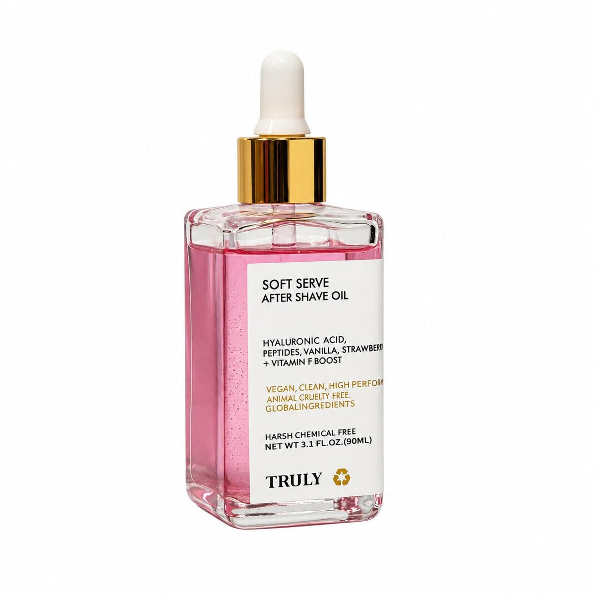 ACEITE CORPORAL ULTRAHIDRATANTE Y REAIRMANTE PARA DESPUES DEL AFEITADO CON AROMA SOFT SERVE TRULY 90ML