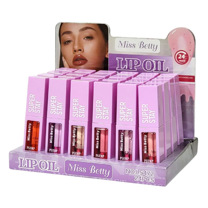 ACEITE LABIAL MARMOLEADO MISS BETTY 6G (DUPE DE MAYBELLINE)