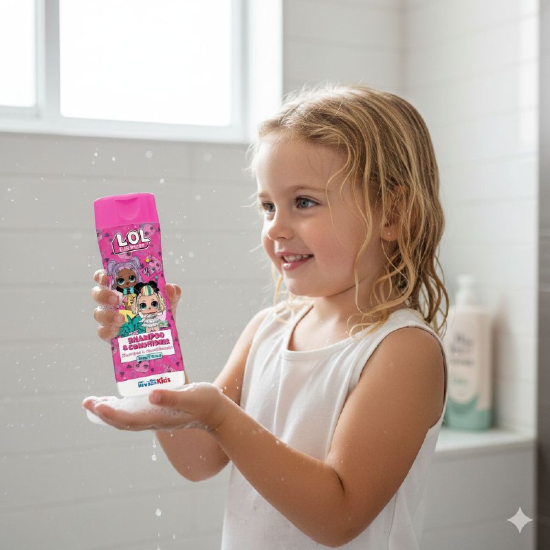 SHAMPOO Y ACONDICIONADOR 2 EN 1 LOL SURPRISE NEVADA KIDS 473ML