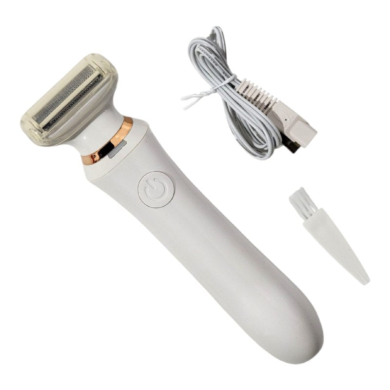 MAQUINA DEPILADORA QUE ELIMINA EL VELLO AL INSTANTE Y SIN DOLOR, ASEGURANDO UNA EXPERIENCIA SUAVE PARA TODO TIPO DE PIEL, CON LUZ INCORPORADA, RECARGABLE UNDERARM