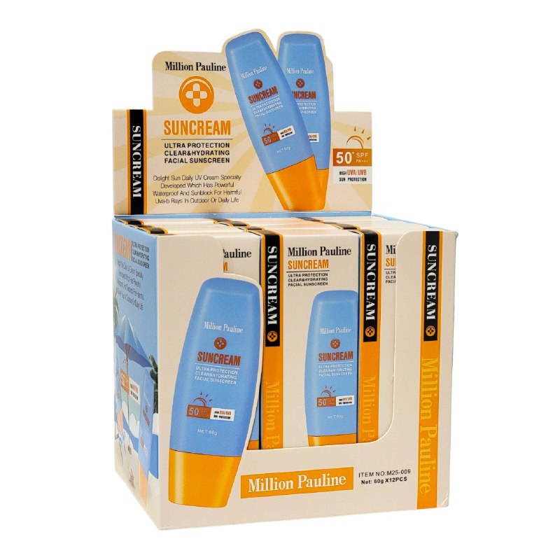 PROTECTOR SOLAR EN CREMA DUPE DE ISDIN, TRANSPARENTE Y HIDRATANTE SPF 50 MILLION PAULINE 60G