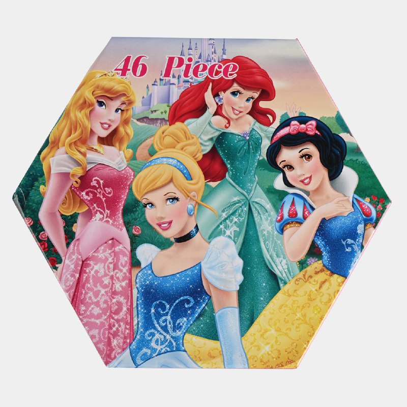 ESTUCHE DE ARTE INFANTIL CON DISEÑO DE PRINCESAS 46PCS