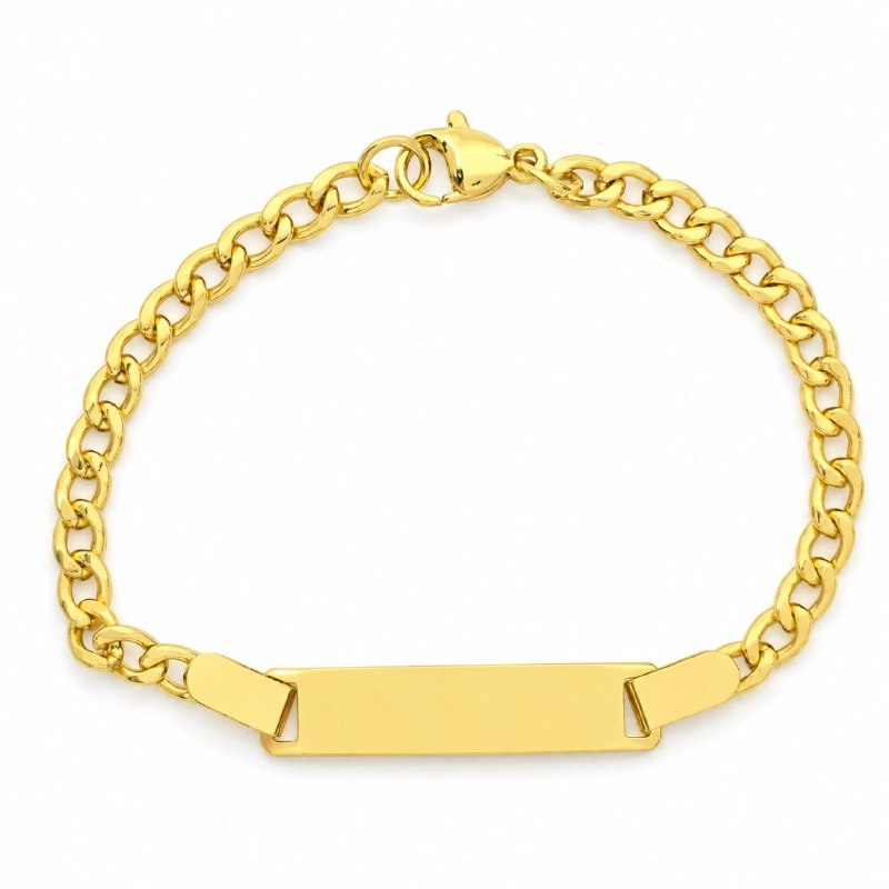 PULSERA DE ENCHAPE PARA NIÑO 4CM
