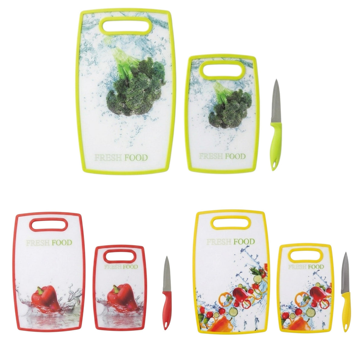 TABLAS DE CORTE Y UN CUCHILLO MULTIUSOS FACILITAR LA PREPARACIÓN DIARIA DE ALIMENTOS BENELI HOME 37x23CM