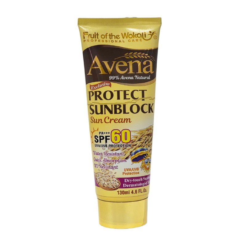 PROTECTOR SOLAR EN CREMA RESISTENTE AL AGUA SPF60 DE RAPIDA ABSORCION FRUIT OF THE WOKALI 130ML
