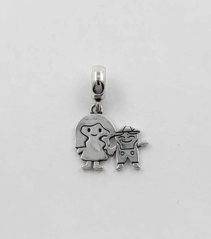 PCHARM3066$1 FORMA MADRE E HIJO PANDORA PLATA 9.25