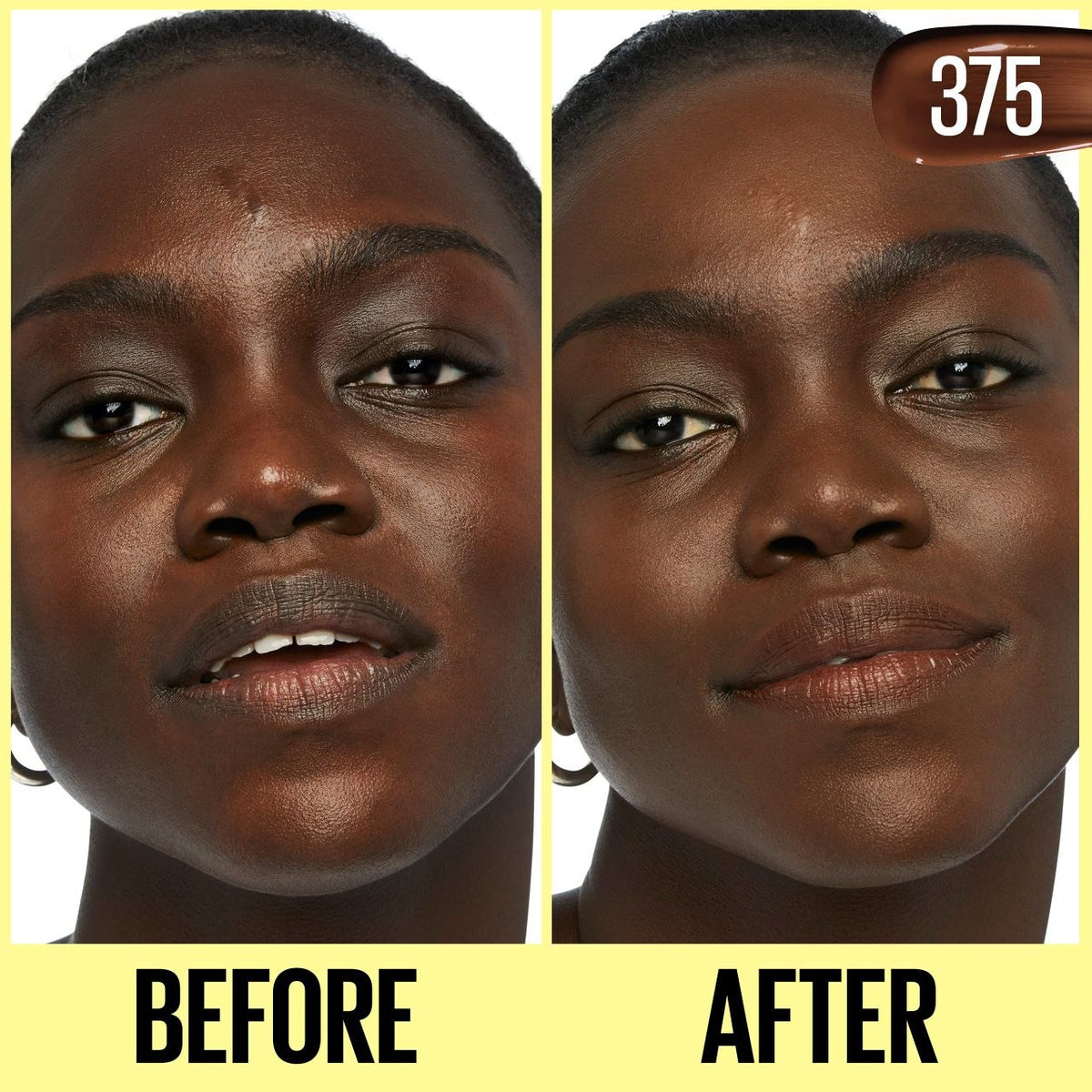 BASE DE MAQUILLAJE EN CREMA HIDRATANTE CON COLOR TONO 375 MAYBELLINE 30ML