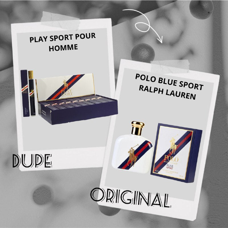PERFUME EN TUBO PARA HOMBRE PLAY SPORT POUR HOMME EDT 35ML (H) (AROMA SIMILAR POLO BLUE SPORT)