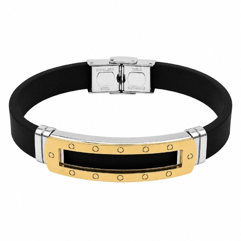 PULSERA DE ENCHAPE PARA CABALLERO, DISEÑO LINEA 21CM