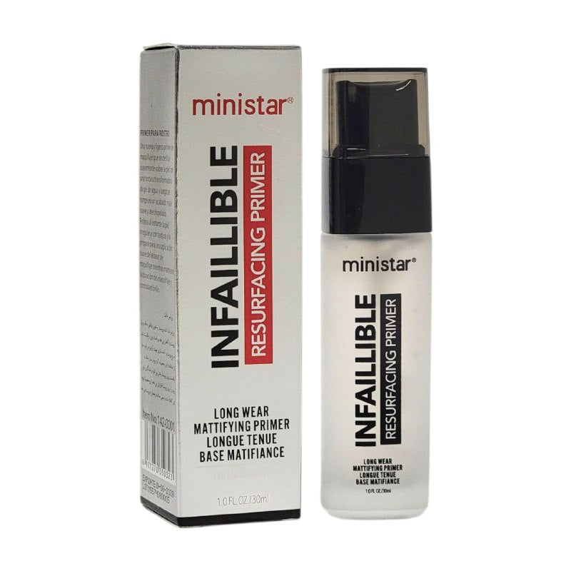 PREBASE MATE RENOVADORA EN GEL SUAVE Y LIGERO CON BRILLO Y DURACION MINISTAR 30ML (DUPE DE LOREAL)