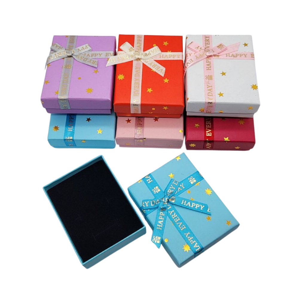 CAJA DE REGALO PARA SET DE JOYERIA MEDIDA 5X8