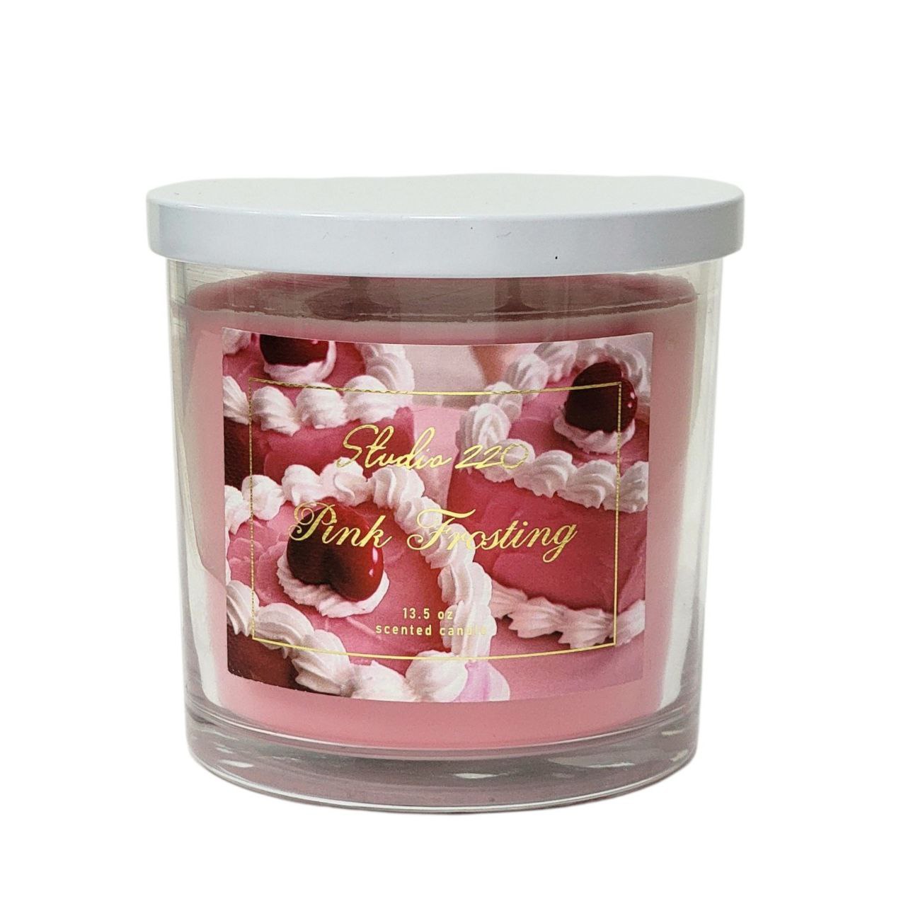 VELA AROMATICA PINK FROSTING STUDIO 220 382G
