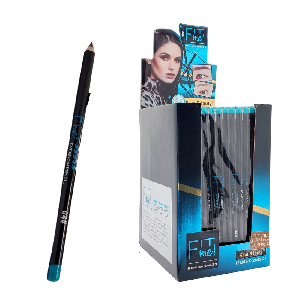 LAPIZ DELINEADOR DE CEJAS CAFE KISS BEAUTY (DUPE DE MAYBELLINE)