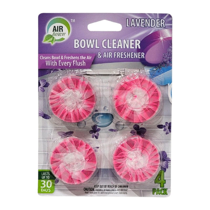 LIMPIADOR DE INODORO Y AMBIENTADOR CON AROMA A LAVANDA 4UND AIRFUSION