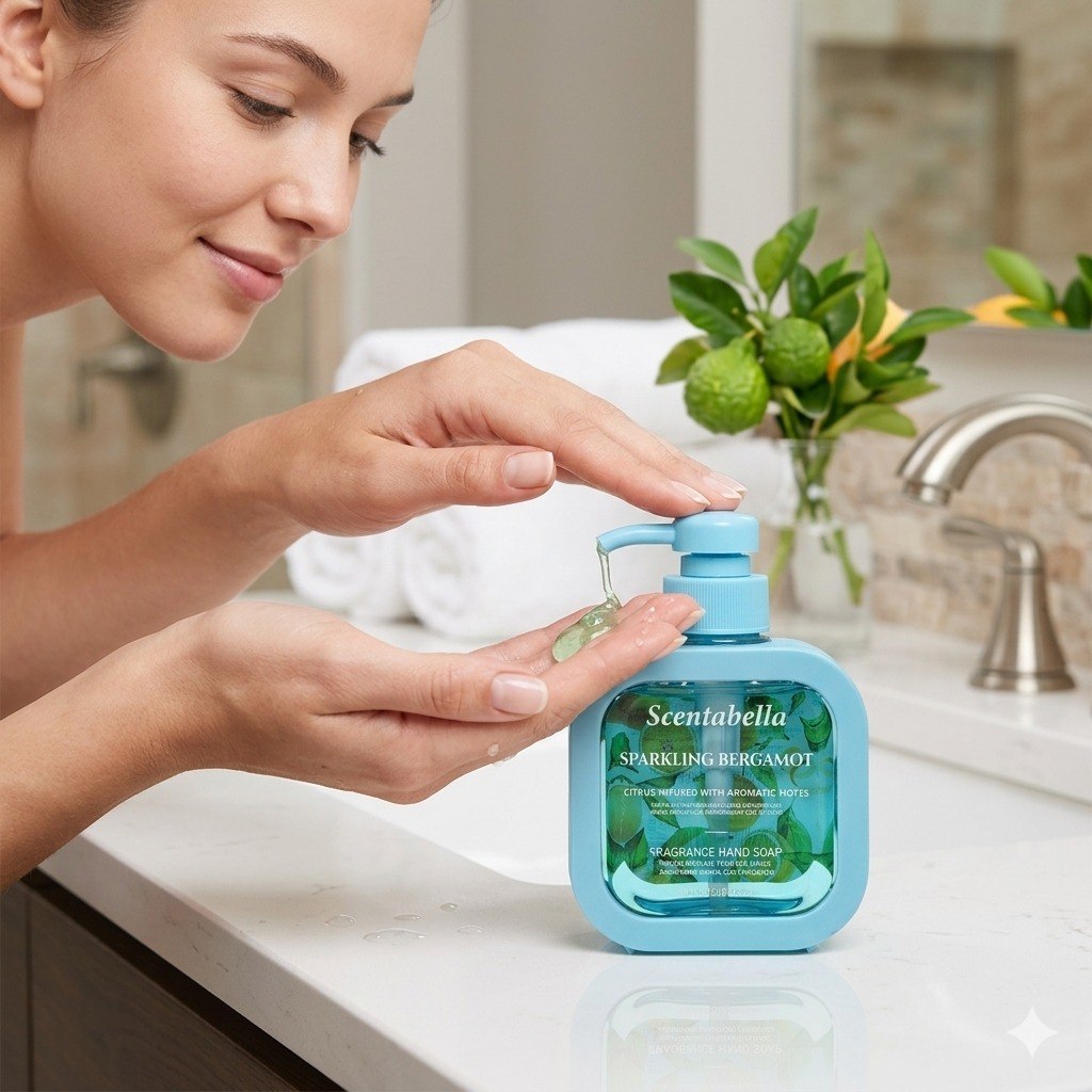 JABON LIQUIDO PARA MANOS DE INFUSION DE CITRICOS SCENTABELLA 300ML