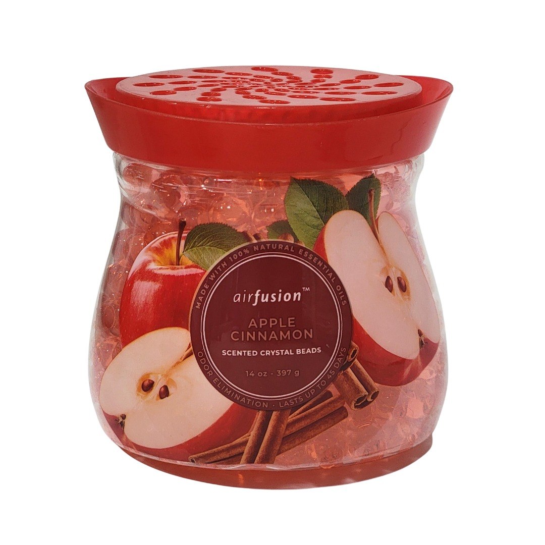 PERLAS AMBIENTADORAS EN GEL AROMA A MANZANA Y CANELA AIRFUSION 397G