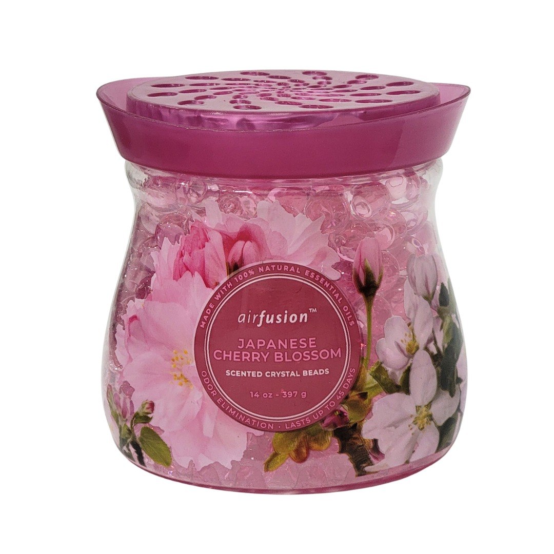 PERLAS AMBIENTADORAS EN GEL AROMA A FLOR DE CEREZO AIRFUSION 397G