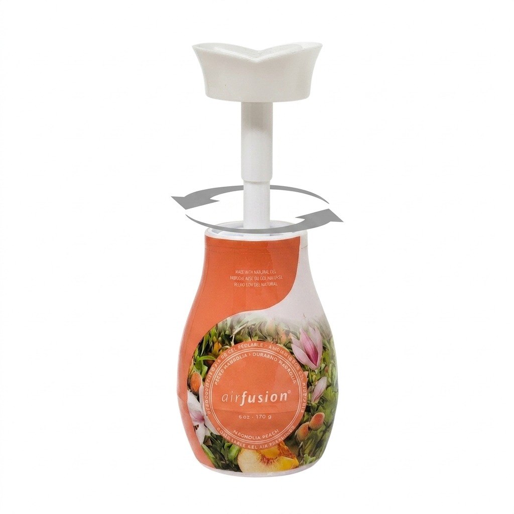 AMBIENTADOR DE GEL AJUSTABLE AROMA A DURAZNO MAGNOLIA AIRFUSION 170G