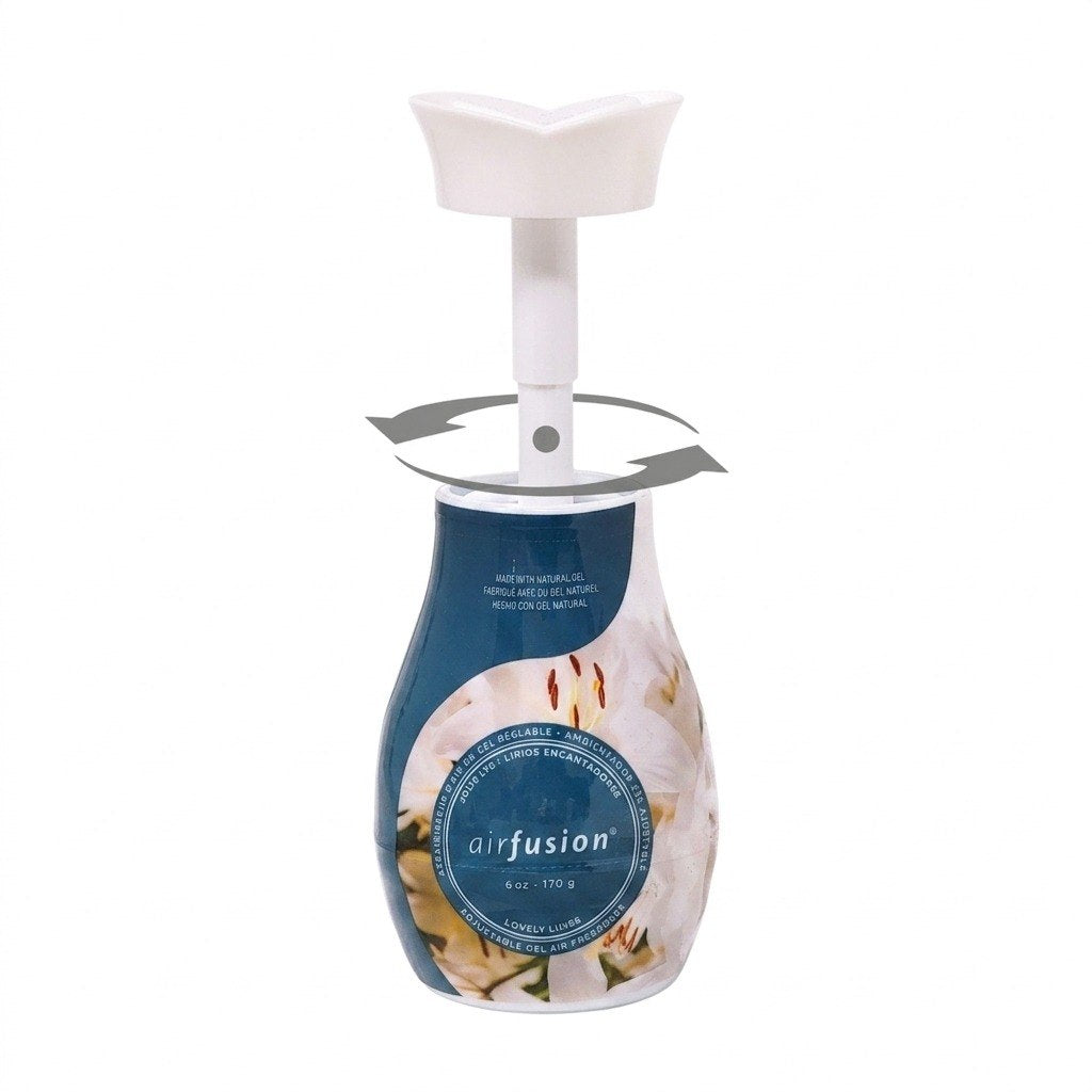 AMBIENTADOR DE GEL AJUSTABLE AROMA A CAMPOS DE FRESAS AIRFUSION 170G