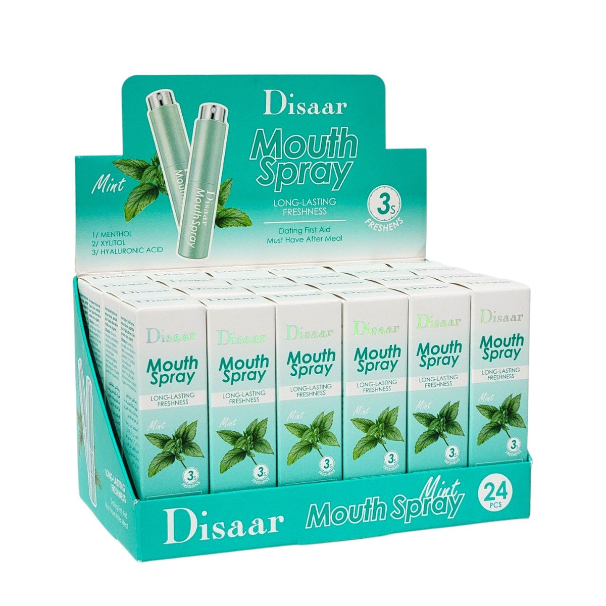 SPRAY BUCAL REFRESCANTE DE ALIENTO AROMA A MENTA DISAAR 10ML