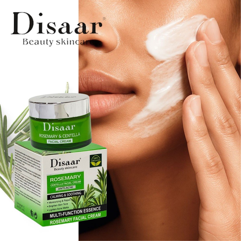 CREMA FACIAL REPARADORA ANTIACNE CON EXTRACTO DE ROMERO Y CENTELLA ASIATICA DISAAR 50G