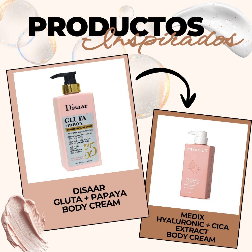 CREMA CORPORAL BLANQUEADORA Y ILUMINADORA CON GLUTATION Y PAPAYA FERULICO DISAAR 500ML