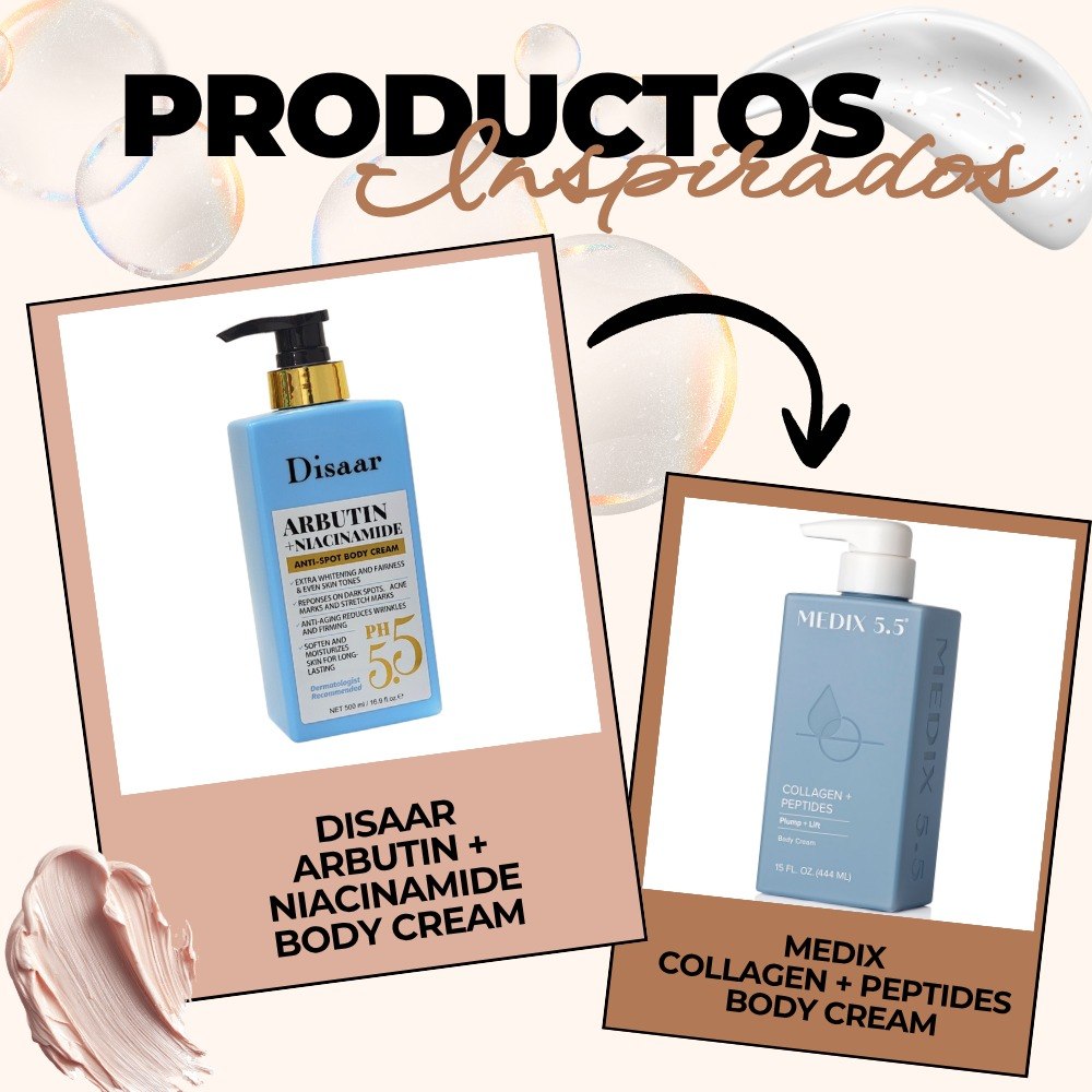 CREMA CORPORAL CORRECTORA Y ANTIMANCHAS CON ARBUTINA Y NIACINAMIDA DISAAR 500ML