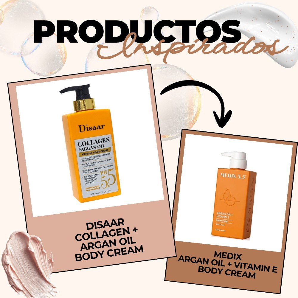 CREMA CORPORAL REAFIRMANTE Y ANTIEDAD CON COLAGENO Y ACEITE DE ARGAN DISAAR 500ML