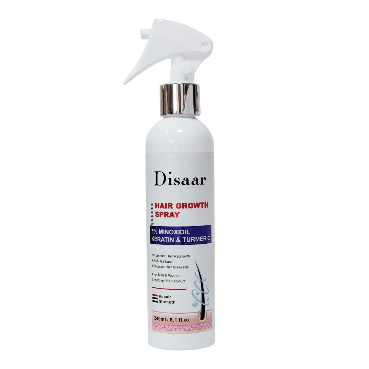 TONICO PARA EL CABELLO EN SPRAY ANTICAIDA Y ESTIMULANTE DISAAR 250ML
