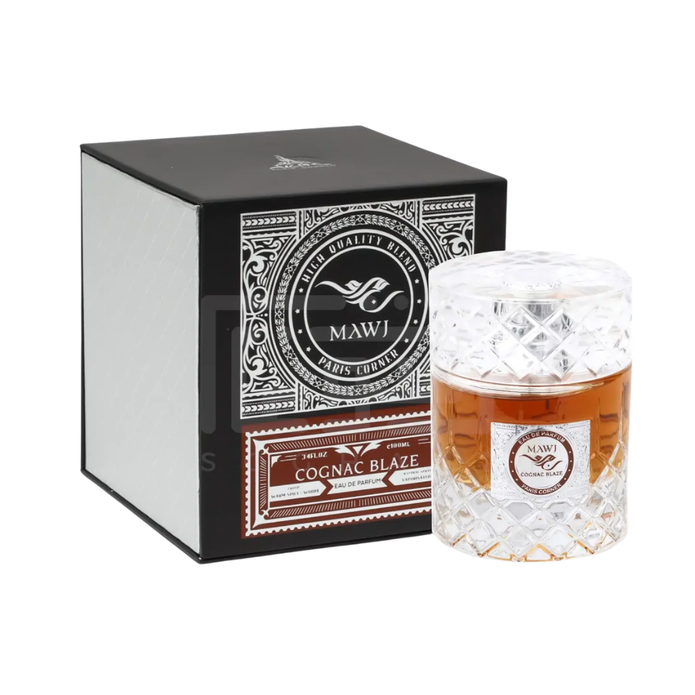 PARIS CORNER MAWJ COGNAC BLAZE EDP 100ML (U) (DUPE KILIAN ANGELS SHARE EDP)