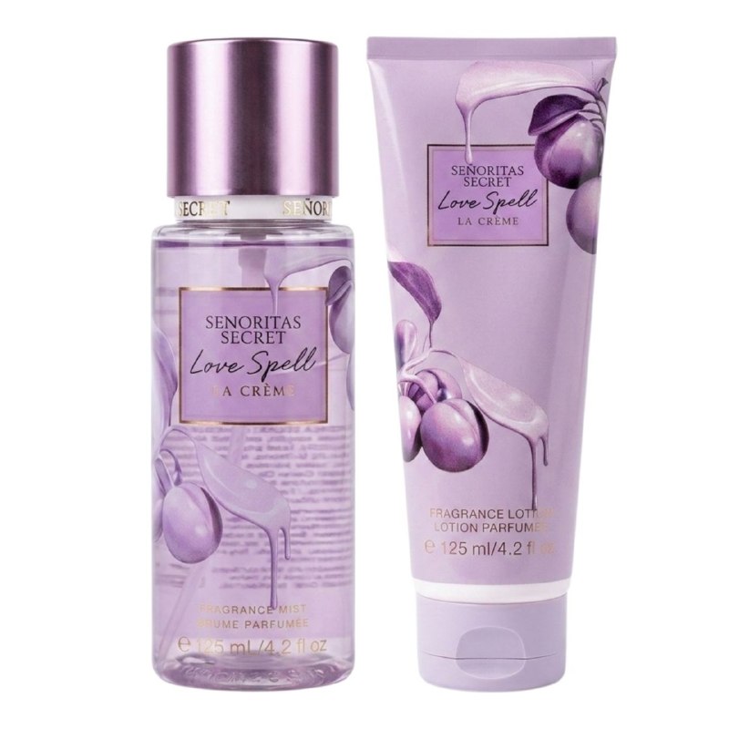 SET SENORITAS SECRET LOVE SPELL LA CREME SPLASH 125ML CREMA CORPORAL 125ML (M) (AROMA SIMILAR LOVE SPELL LA CREME)