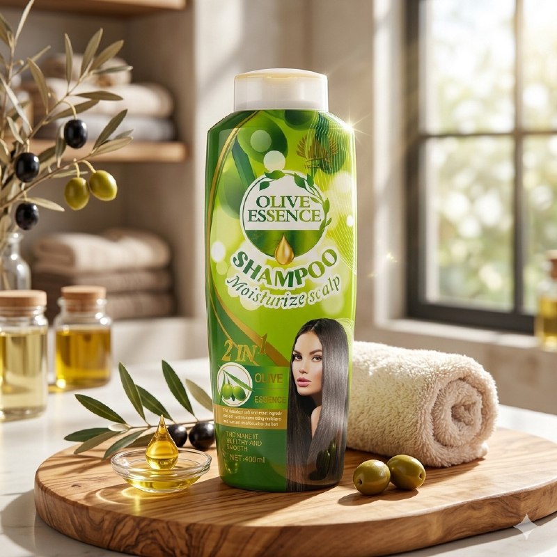 SHAMPOO HIDRATANTE Y FORTALECEDOR CON ESENCIA DE OLIVA TREE CITY 400ML