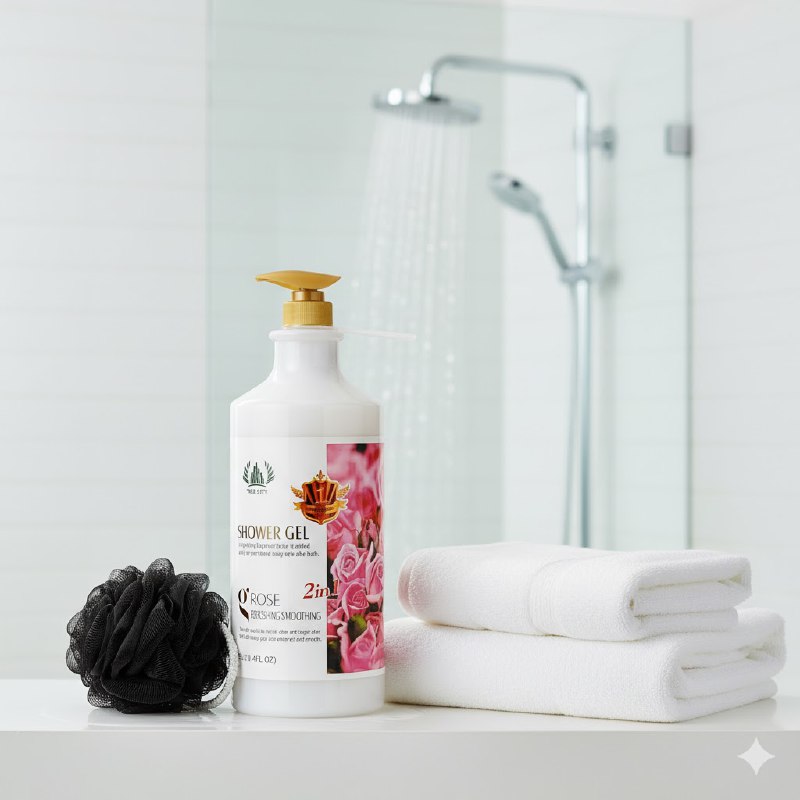 GEL DE DUCHA HIDRATANTE Y PROTECTOR CON EXTRACTO DE ROSA NATURAL TREE CITY 2L