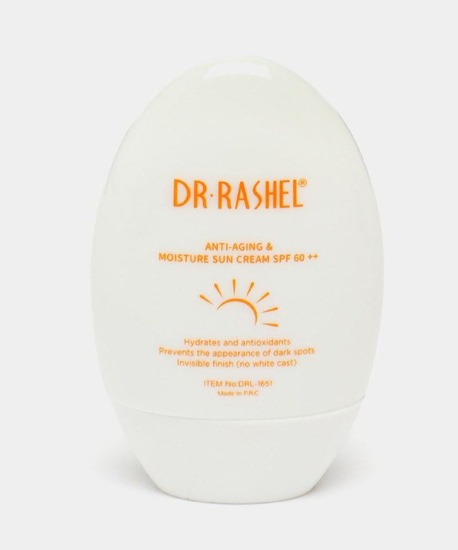 PROTECTOR SOLAR EN CREMA ANTIEDAD E HIDRATANTE SPF60 DR RASHEL 60G